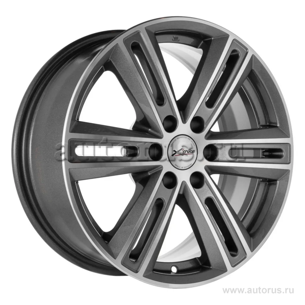Диск литой R17 7.5J 6x139.7/100.1 ET25 X-trike X-124 HSB/FP 67579