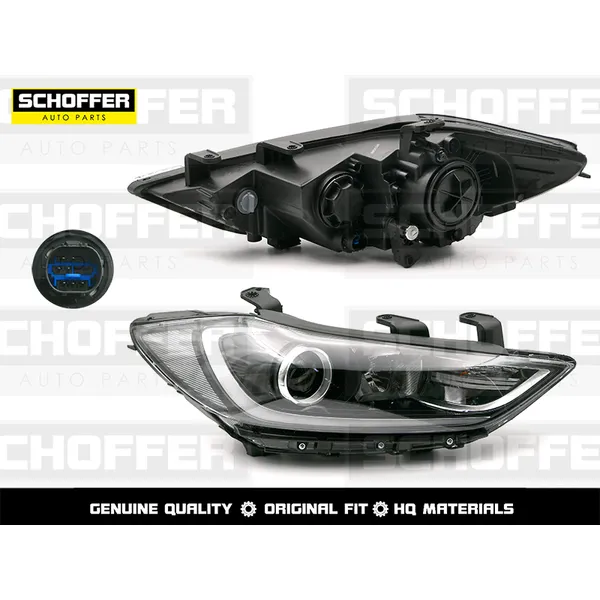 Фара правая Hyundai Elantra (VI 2016-2018) SCHOFFER SHF12035