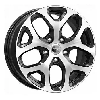 Диск литой R16 6.5J 4x100/60.1 ET43 КИК КС869 Алмаз черный 74777