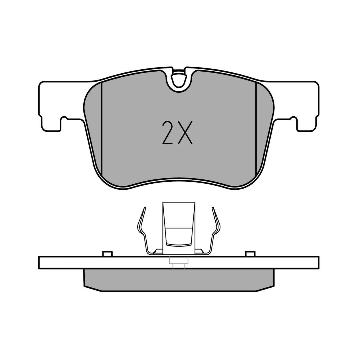 Колодки тормозные BMW 1(F20/F21) 3(F30/F31/F34) 10- передн. 0252550618