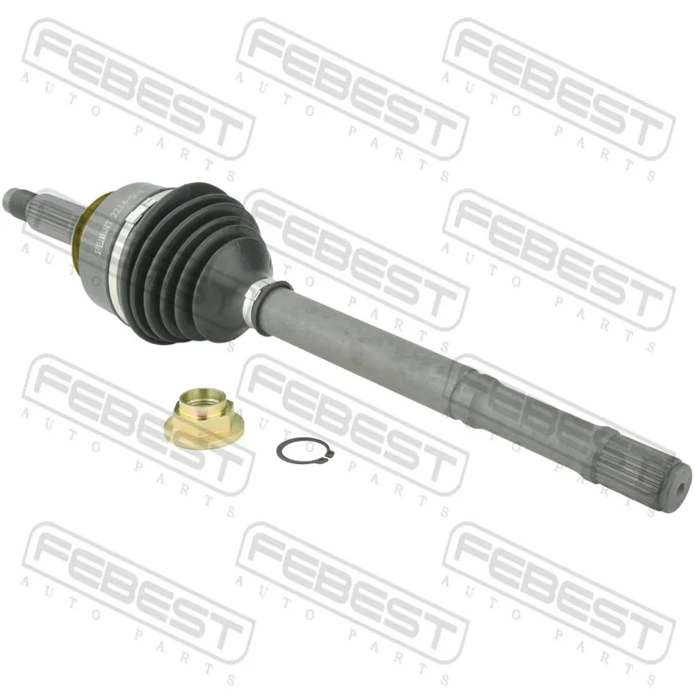 ШРУС наружный с валом 26x536x28 KIA SORENTO 02 2002-2006 FEBEST 2214-SOR