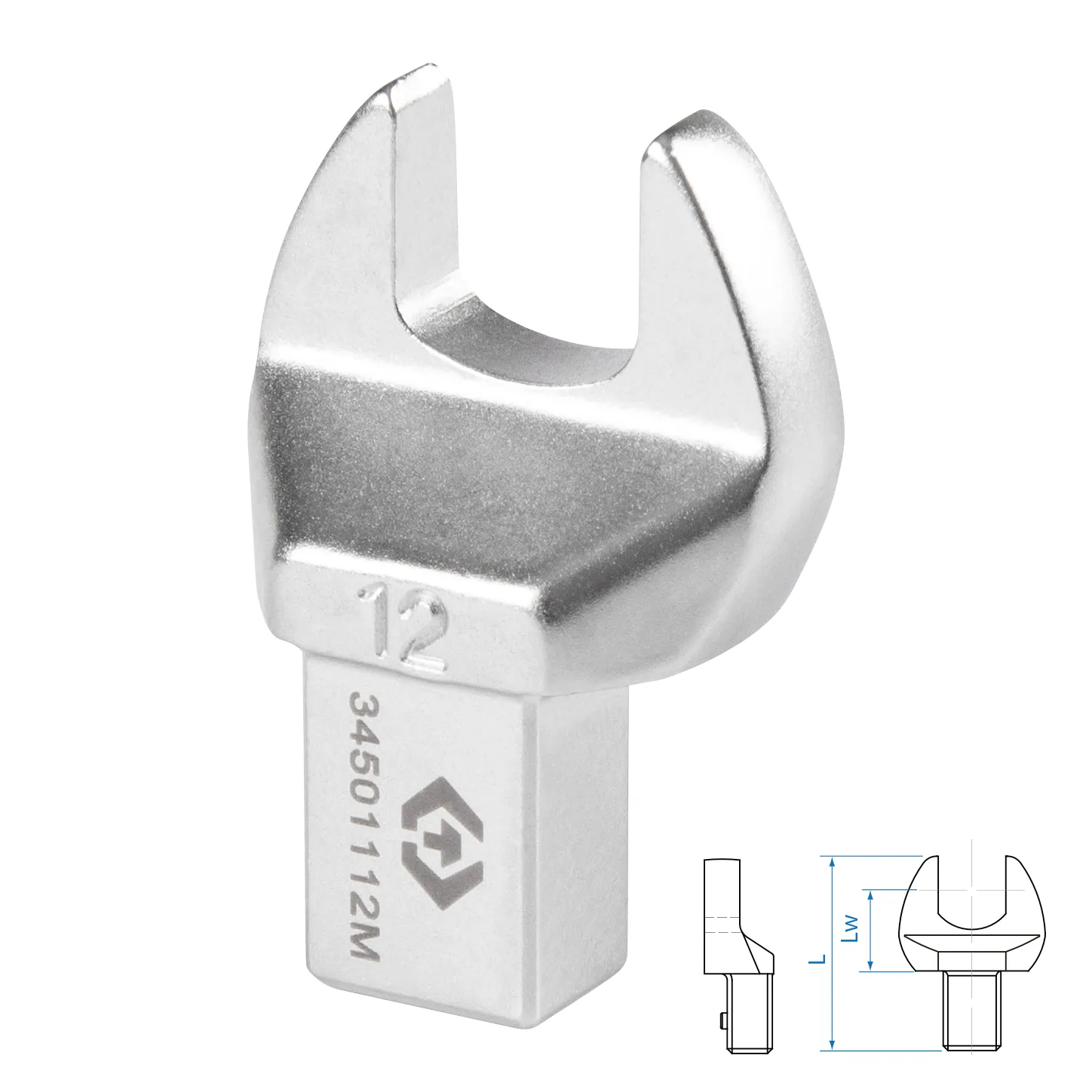 Насадка рожковая серии FIT, 12 мм, 9х12 мм KING TONY 34501112M