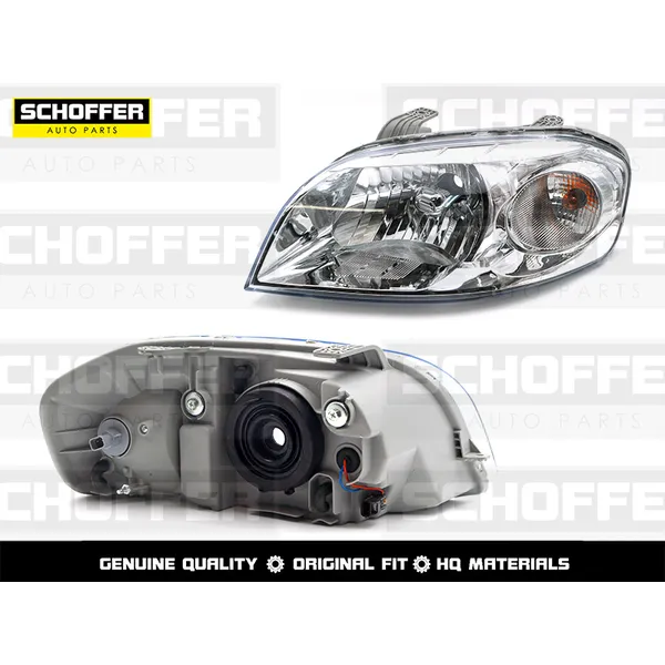 Фара левая не под корректор Chevrolet Aveo 4D (2005-2011) SCHOFFER SHF12068