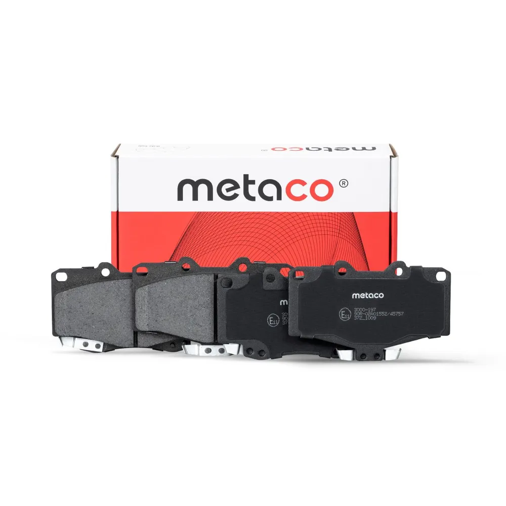 Колодки тормозные передние к-кт TOYOTA 4 RUNNER/HILUX 88> Metaco 3000-197