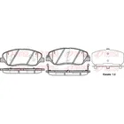 Колодки дисковые п REMSA 122602
