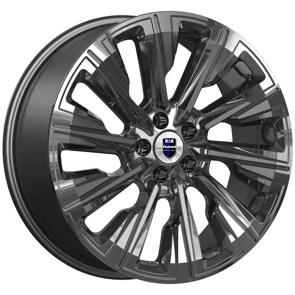 Диск литой R19 7.5J 5x114.3/66.1 ET39 КИК Галего Кварц 80185