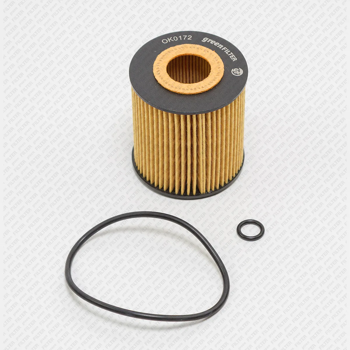 Фильтр масляный [Картридж] FORD Mondeo/S-Max/Galaxy 00-> MAZDA 3/6/MPV/CX-7 0 GREEN FILTER OK0172