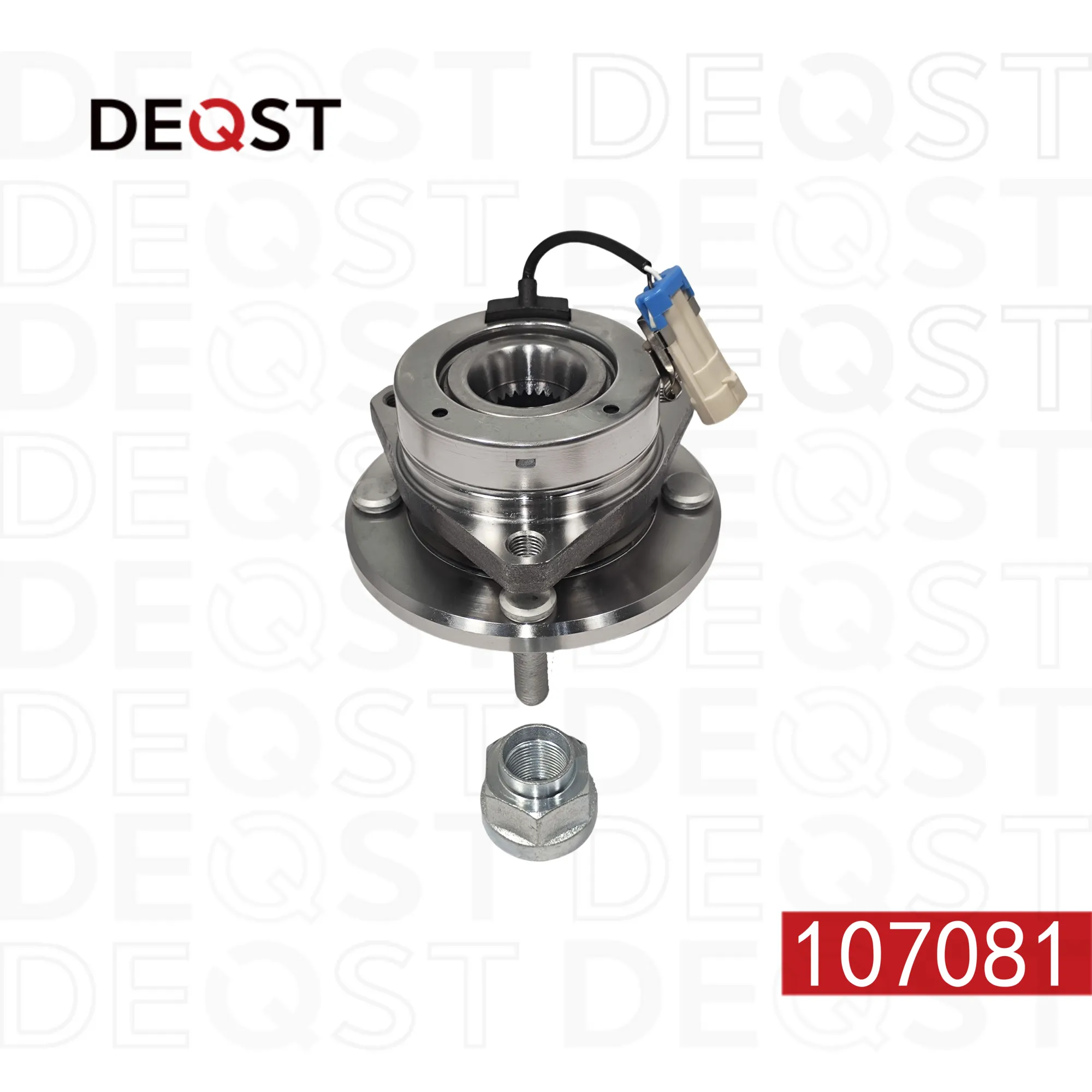 Ступица переднего колеса с подшипником CHEVROLET EPICA/EVANDA 2006- DEQST 107081