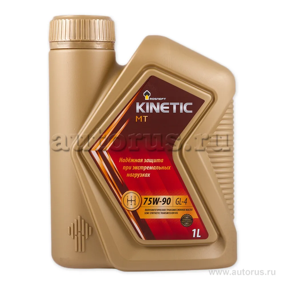 Масло трансмиссионное Rosneft Kinetic MT 75W90 полусинтетическое 1 л 40817932