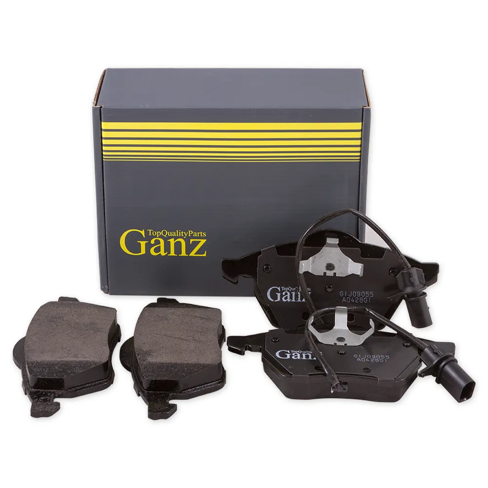 Колодки тормозные передние для AD 100/A6 91-97 с датчиками GANZ GIJ09055
