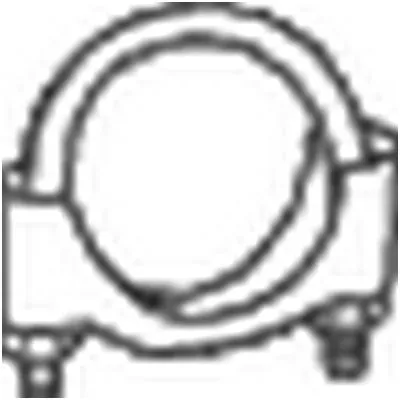 Хомут выхлопной системы BOSAL 250-260