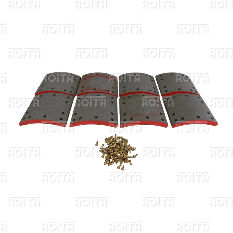Накладки тормозные 19036 (L10) ROR TM/TE 419х178 (с заклёпками) ROTTA R25109
