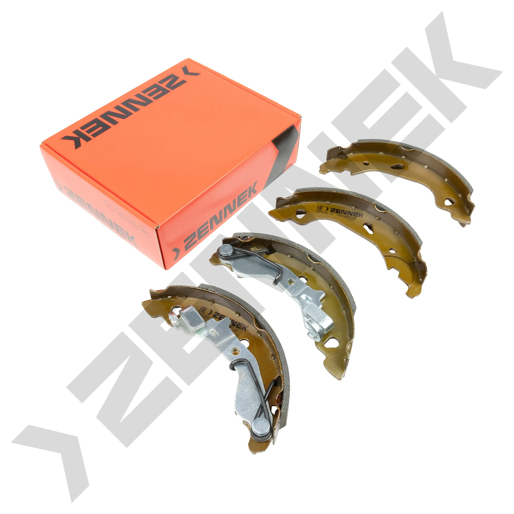 Колодки тормозные барабанные FIAT PUNTO 99-12, ZENNEK DBS0035
