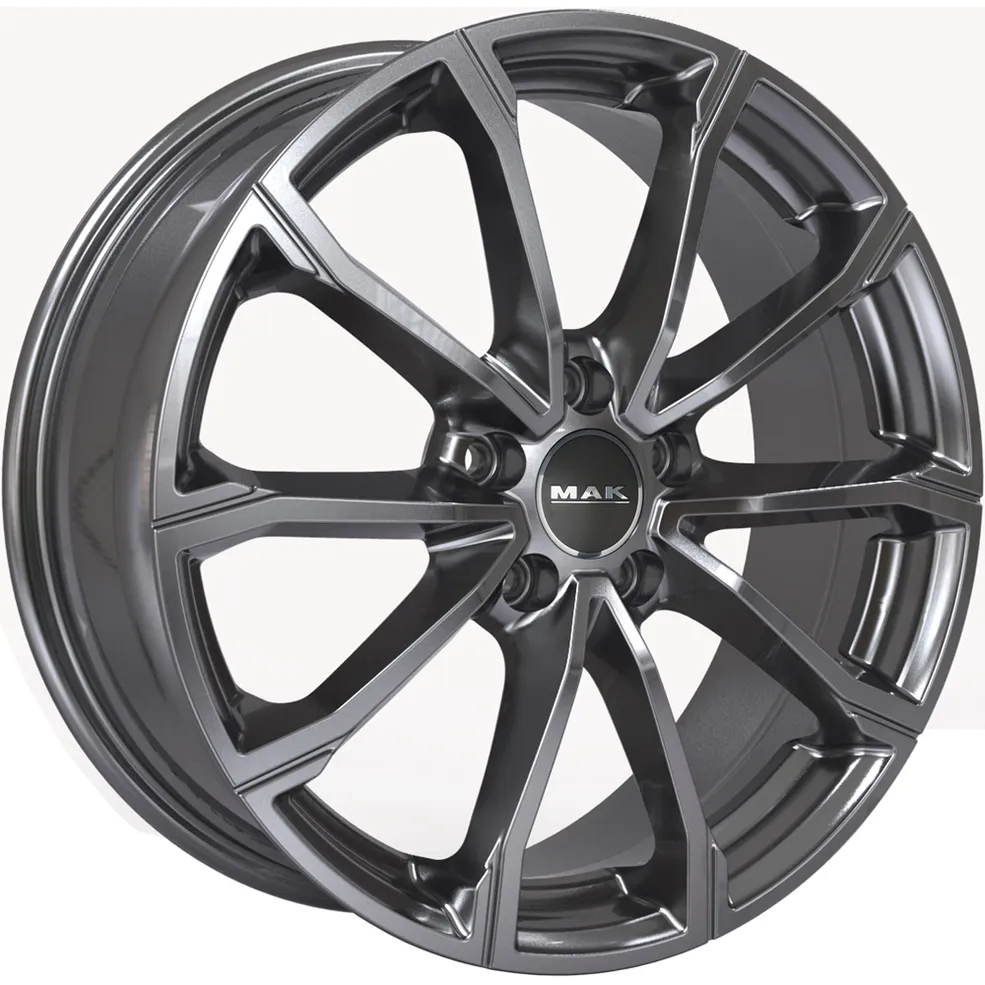 Диск литой R17 7J 5x108/63.4 ET50 MAK DaVinci Light Titan F7070BRTM50GD4X