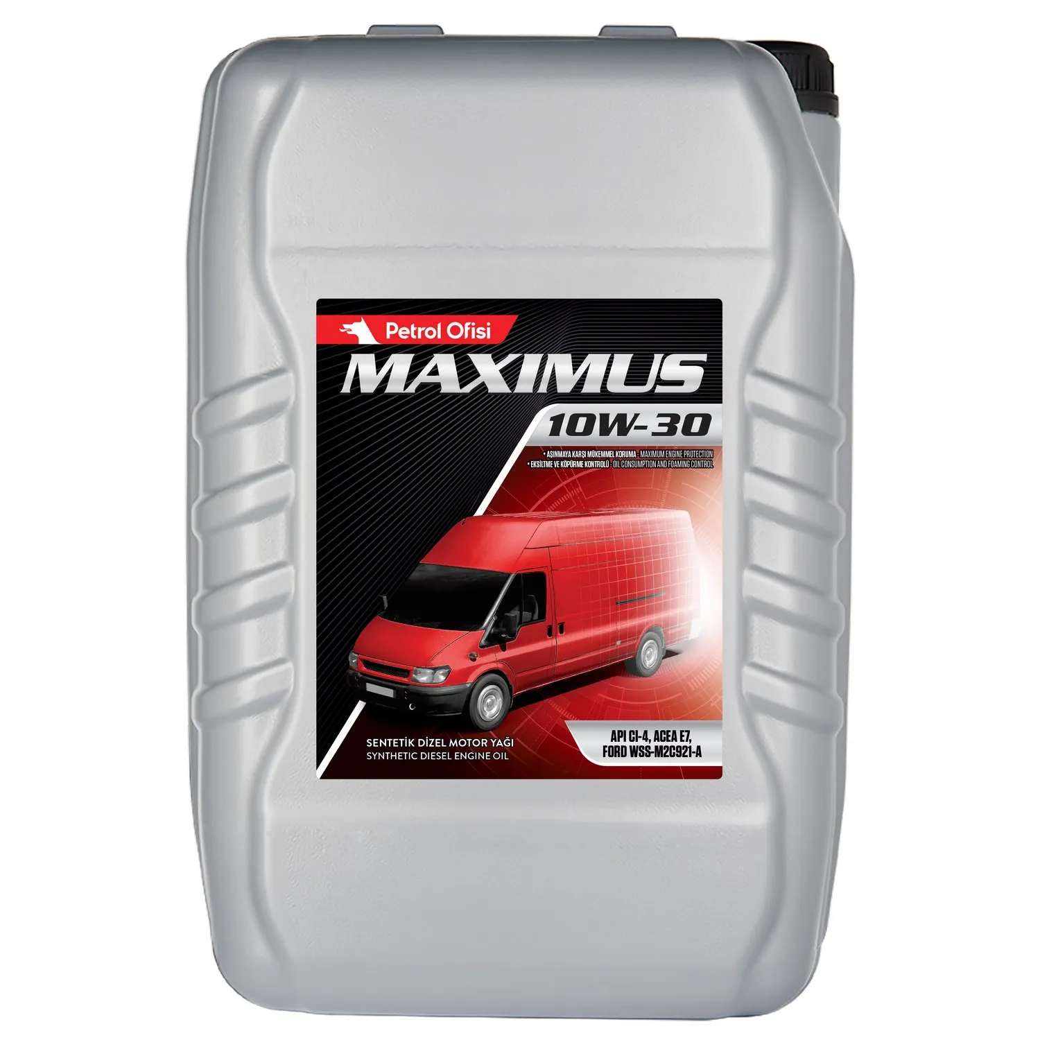 Масло моторное MAXIMUS 10W-30 17,5 кг. Petrol Ofisi 400000472