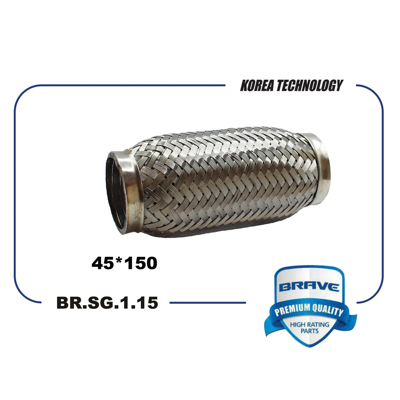 Гофра глушителя 45150 Interloсk BR.SG.1.15 BRAVE BRSG115