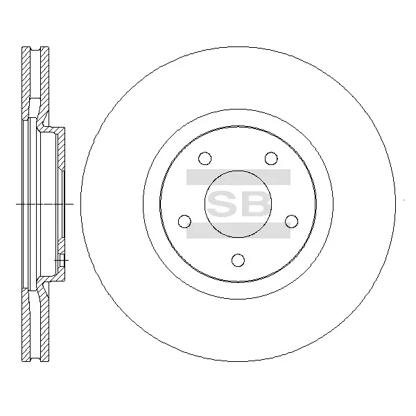 Диск тормозной SANGSIN SANGSIN BRAKE SD4239