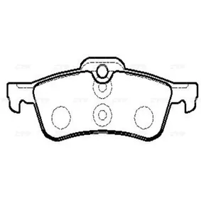 Колодки тормозные MINI ONE/COOPER/COOPER S/WORKS 01- задние под датч. CTR CKB14