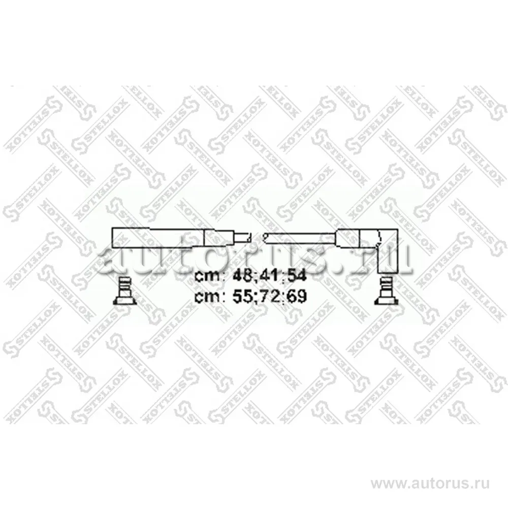 К-кт проводов dodge caravan, plimouth voyager 3.3-3.8 95-01 STELLOX 10-38207-SX