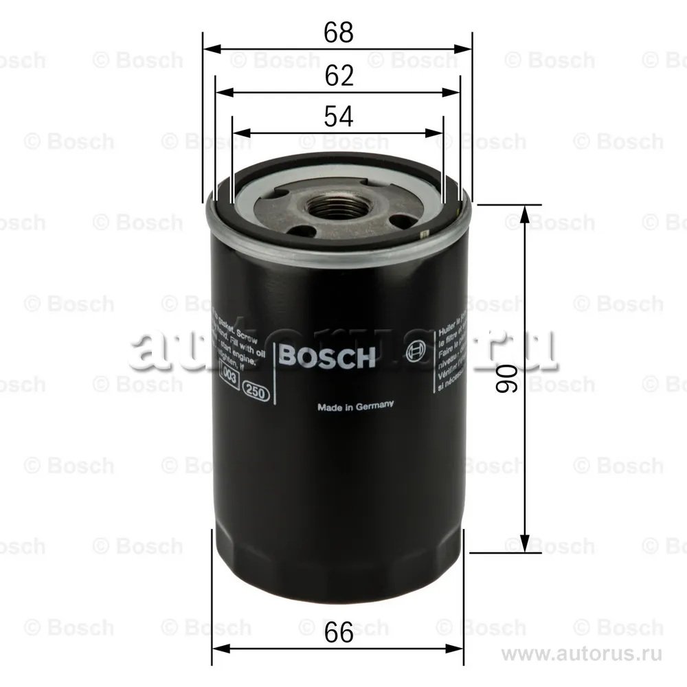 Фильтр масляный BOSCH 0 451 103 364
