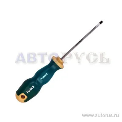Отвертка шлицевая SL0,5x3,0x75 160 мм FORCE 71303B