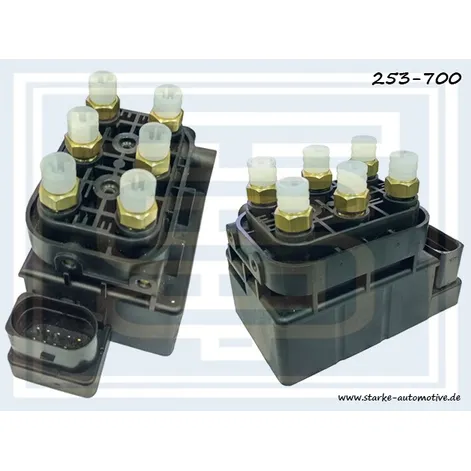 Блок клапанов пневмоподвески AUDI A6 (C5/4F) / AUDI A8 (4E) STARKE 253-700