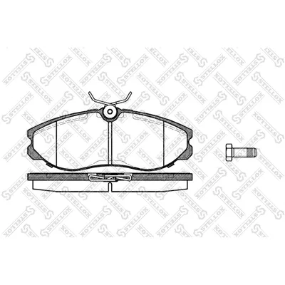 Колодки дисковые п. Ford Maverick all, Nissan Terrano/Serena/Vanette Cargo 92> STELLOX 473000_SX