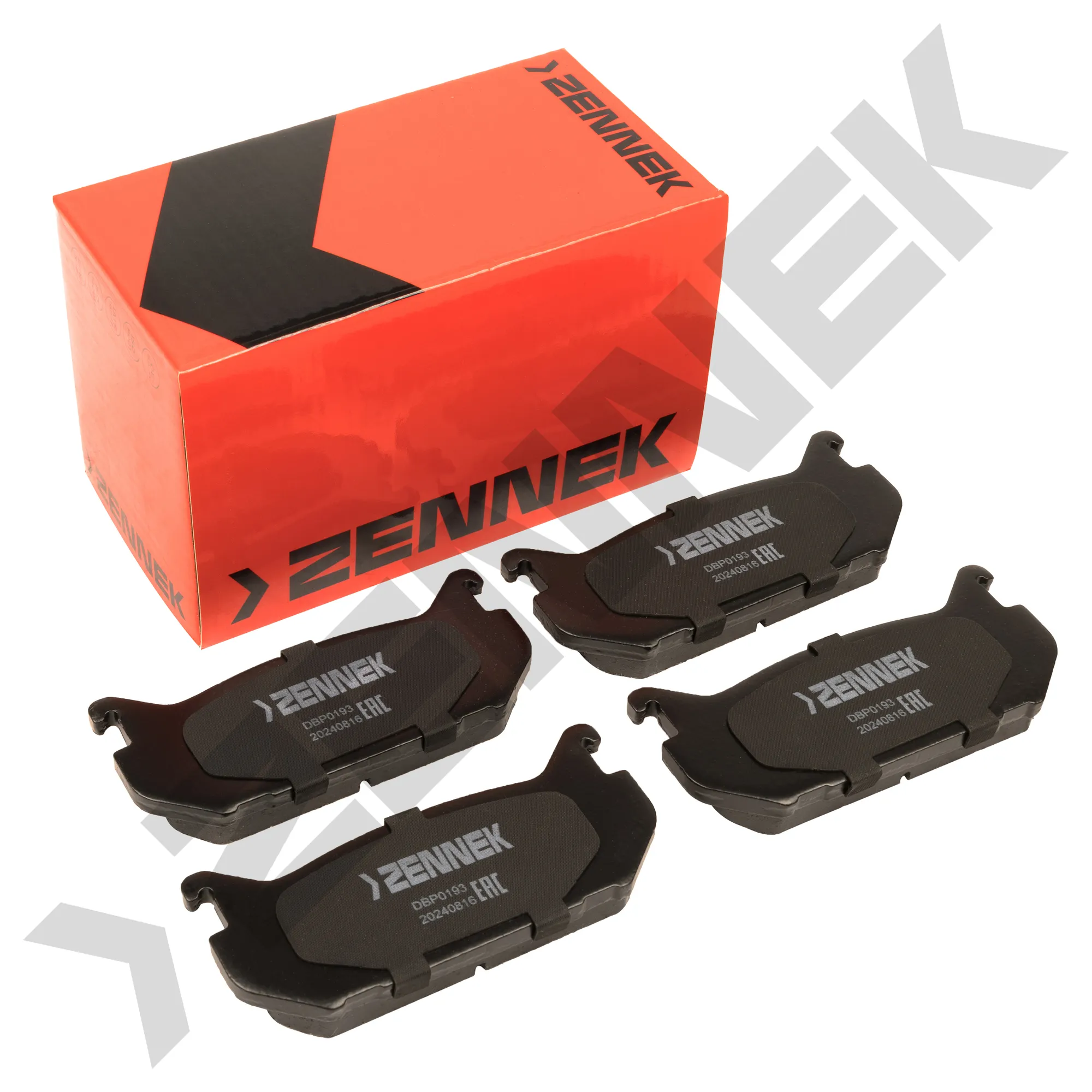Колодки тормозные дисковые задние MAZDA 626 91-02, FORD PROBE 93-97 ZENNEK DBP0193