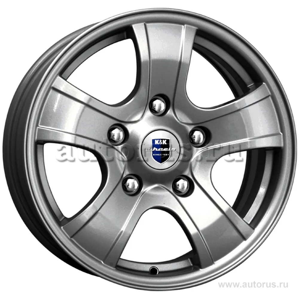 Диск литой R16 7J 5x139.7/98 ET40 КИК Тигр сильвер 41312