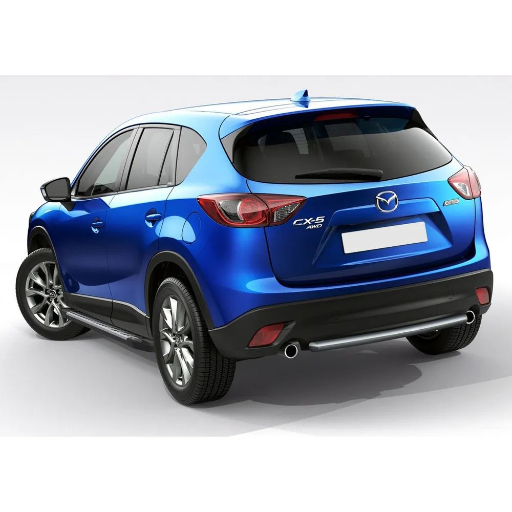 Порог-площадка Bmw-Style D173AL + комплект крепежа, RIVAL, Mazda CX-5 2011-2015-2017 Mazda CX-5 I D173AL.3801.3