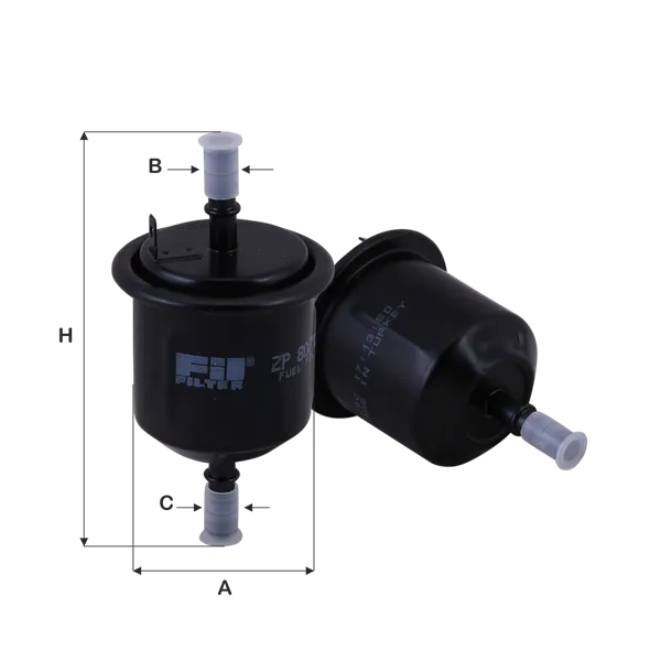 Фильтр топливный HYUNDAI Accent 1,3/1,5/1,6L 16V 00-06 FIL FILTER ZP8071FM
