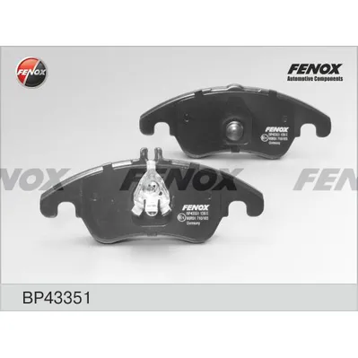 Колодки тормозные передние FENOX BP43351