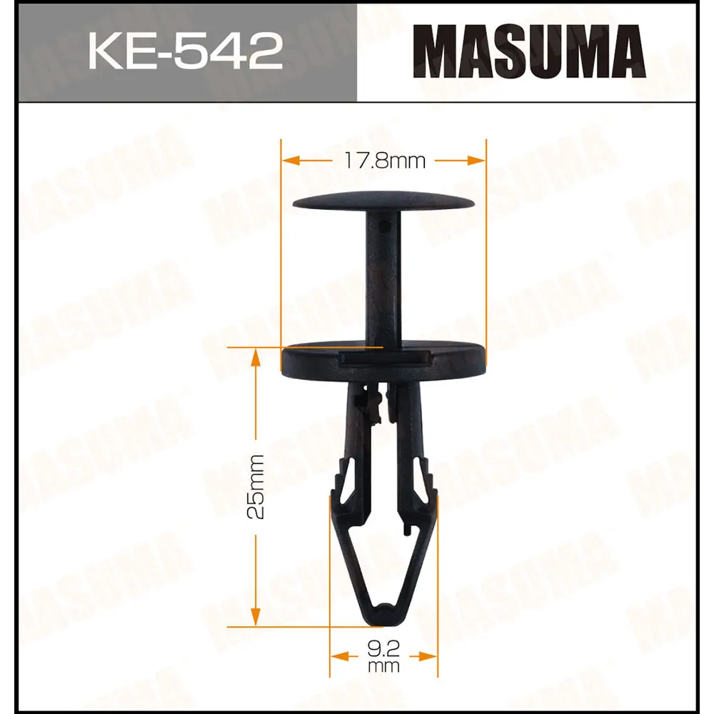 Клипса автомобильная MASUMA KE-542