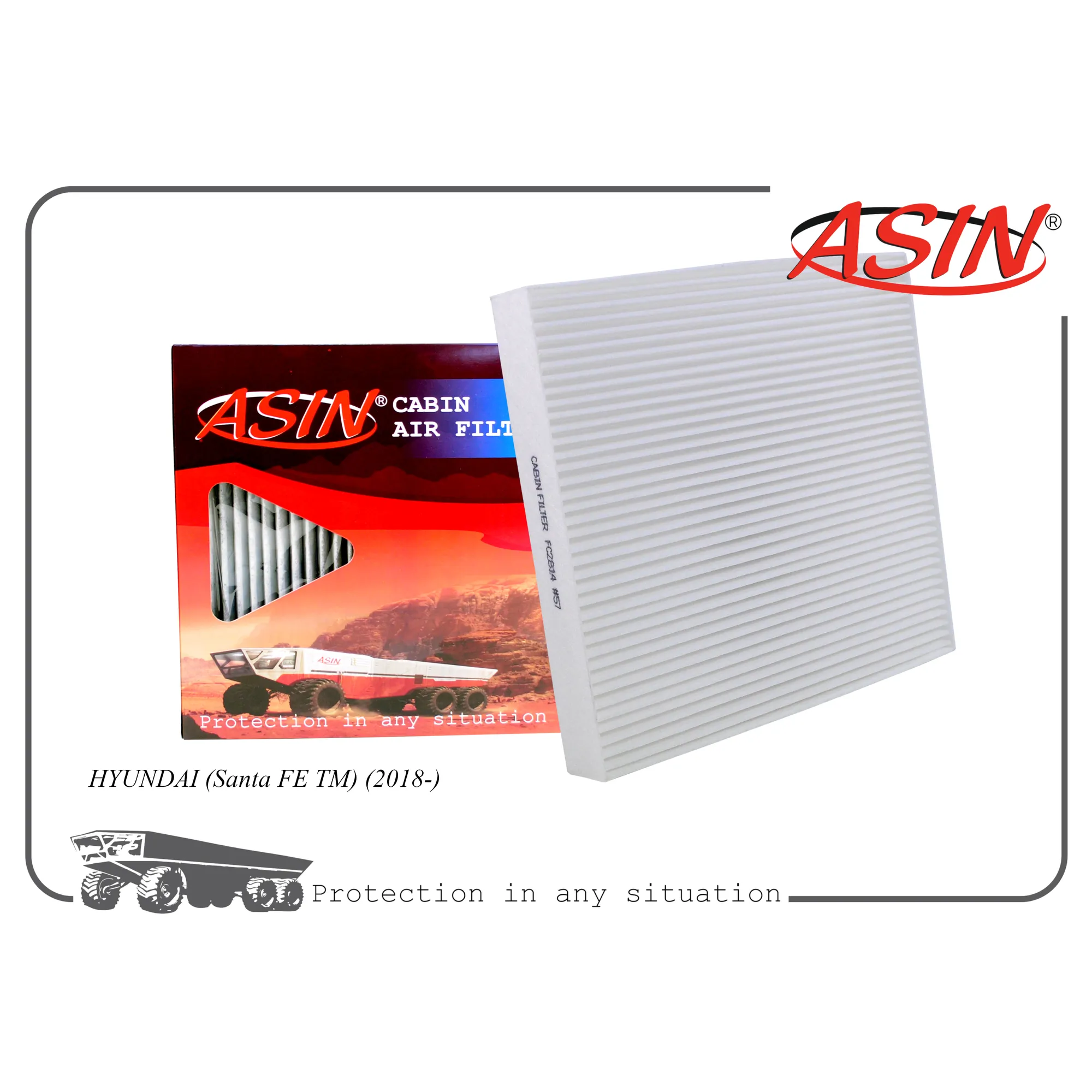 Фильтр салонный 97133-G8000/ASIN.FC2814 ASIN ASIN ASINFC2814