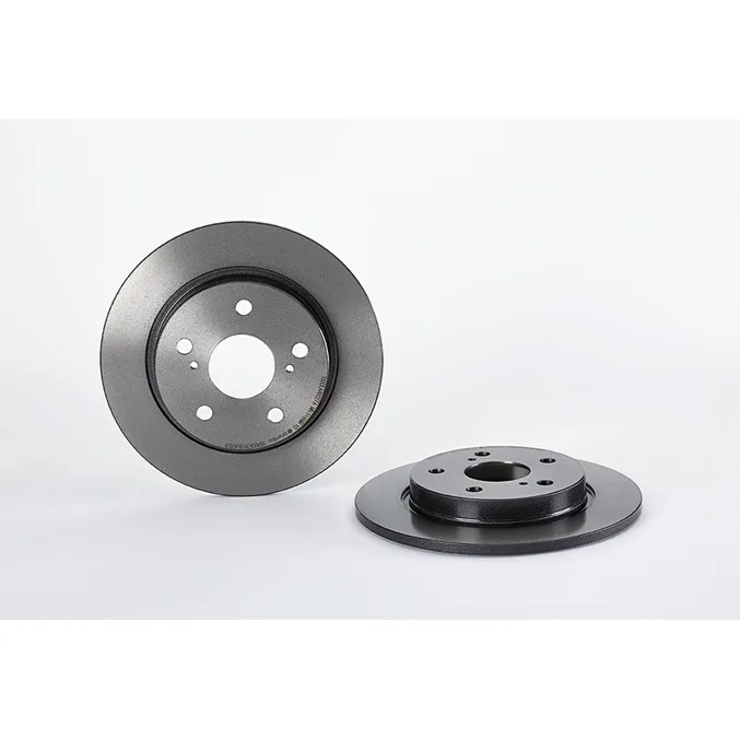 Диск тормозной задний TOYOTA AURIS 2007-> /D=270MM BREMBO 08.A912.11