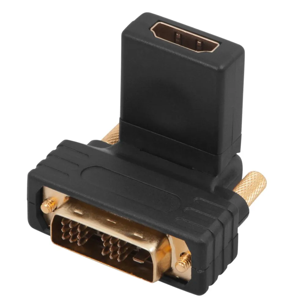 Переходник штекер DVI-D - гнездо HDMI, поворотный REXANT 17-6812