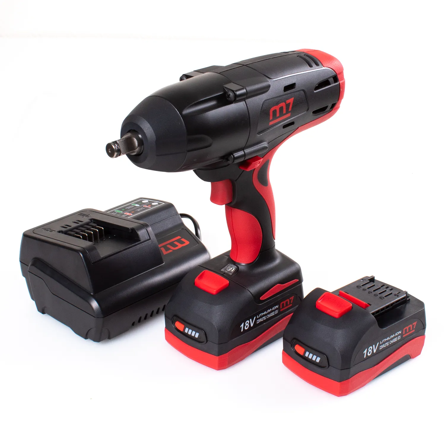 Гайковерт аккумуляторный ударный 1/2, 1220 Нм, 18В MIGHTY SEVEN DW18502