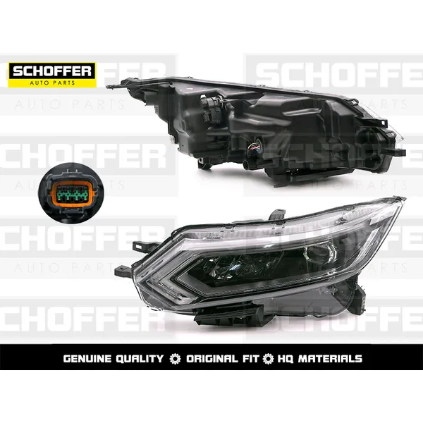 Фара LED левая Nissan Qashqai (II 2017 - н.в.) SCHOFFER SHF12112