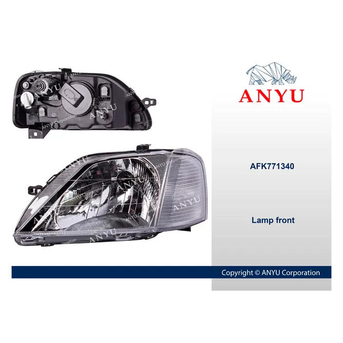 Фара передняя Левая для RENAULT (Logan ph1) ANYU AFK771340