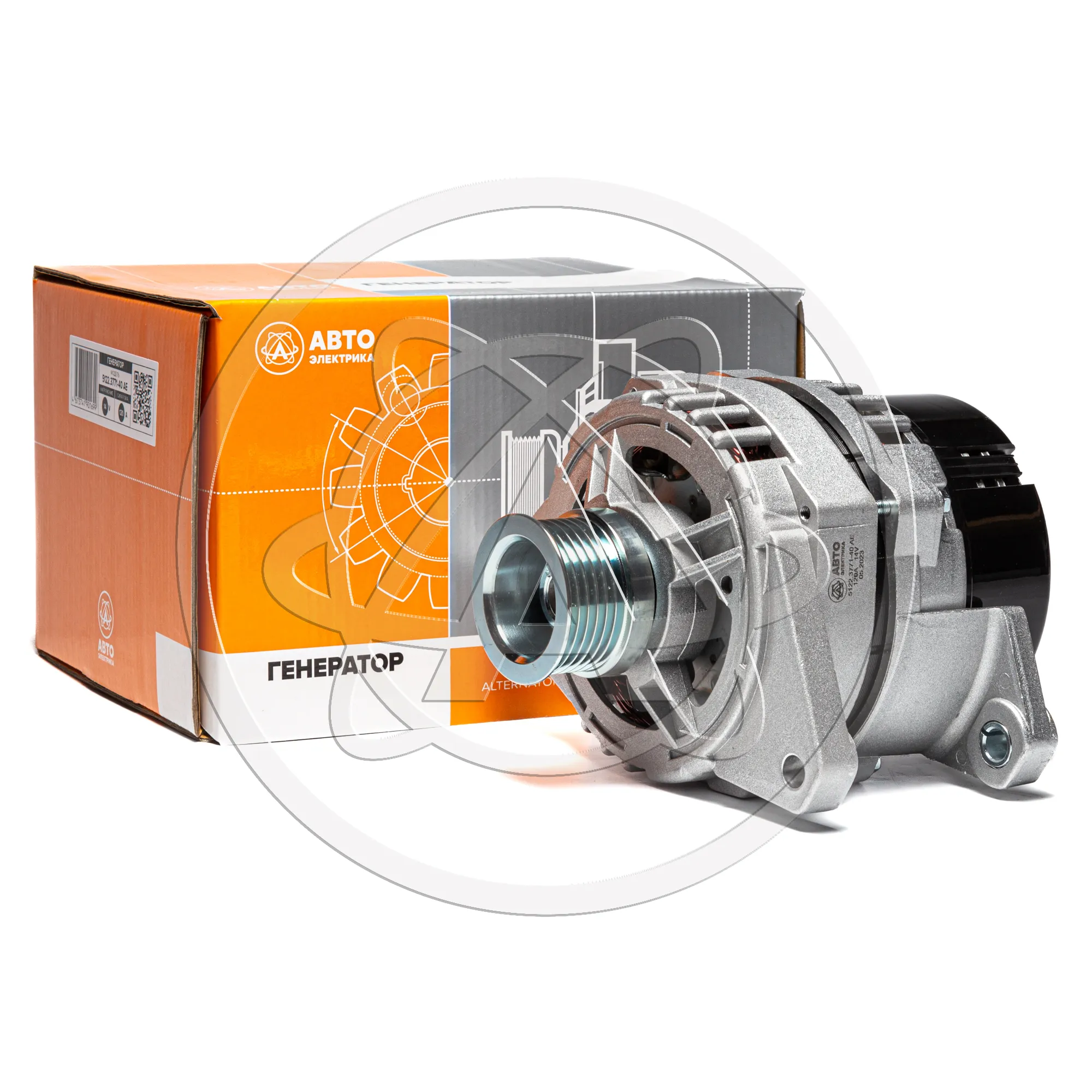 Генератор 14В, 120А ГАЗ, УАЗ двУМЗ-4216 поликл.шкив AVTOELECTRICA 5122.3771-40