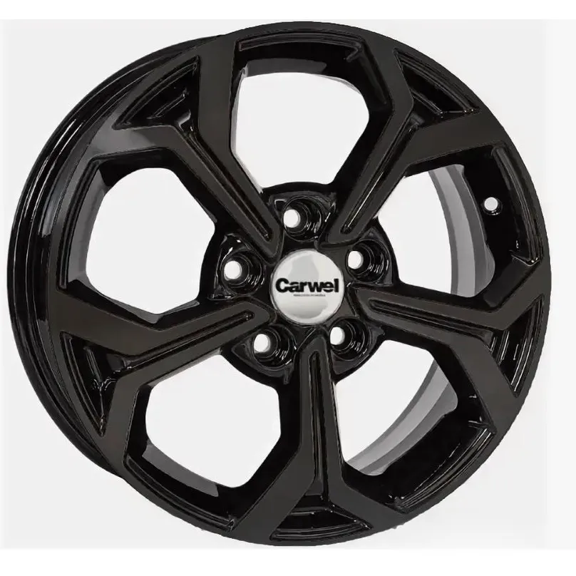 Диск литой R16 6.5J 5x114.3/67.1 ET46 Carwel Цада 1606 BL 00115615