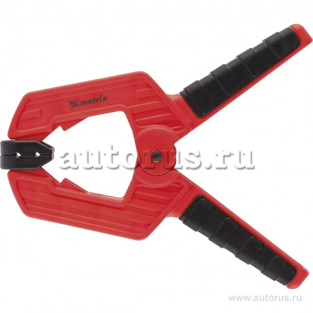 Струбцина клещеобразная 3, усиленная, пластиковый корпус, двухкомпонентные рукоятки, 75 мм MATRIX 20 MATRIX 20793