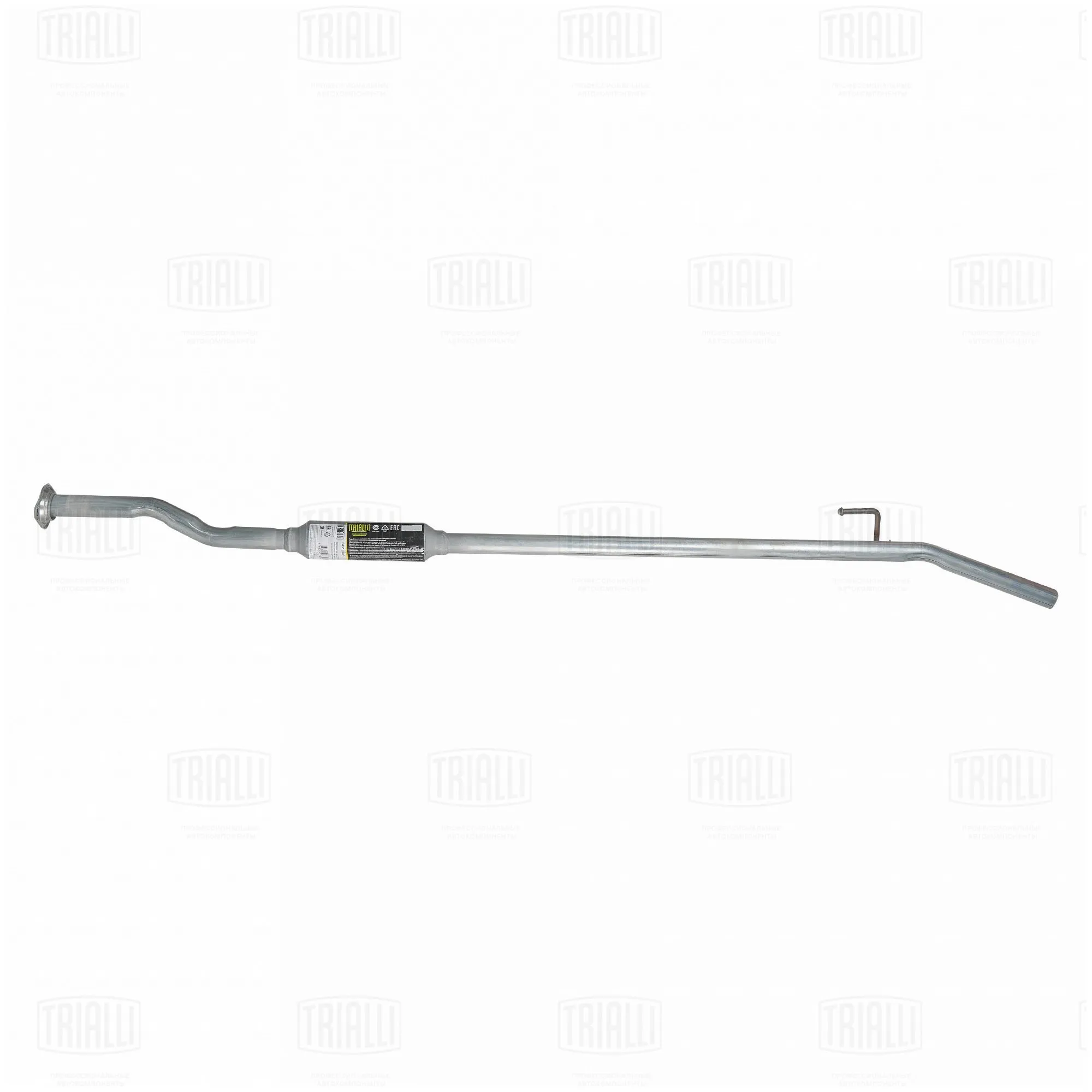 Глушитель для а/м Renault Symbol I/II (00-/08-) доп. (резонатор) (алюм. сталь) TRIALLI EAM 0907