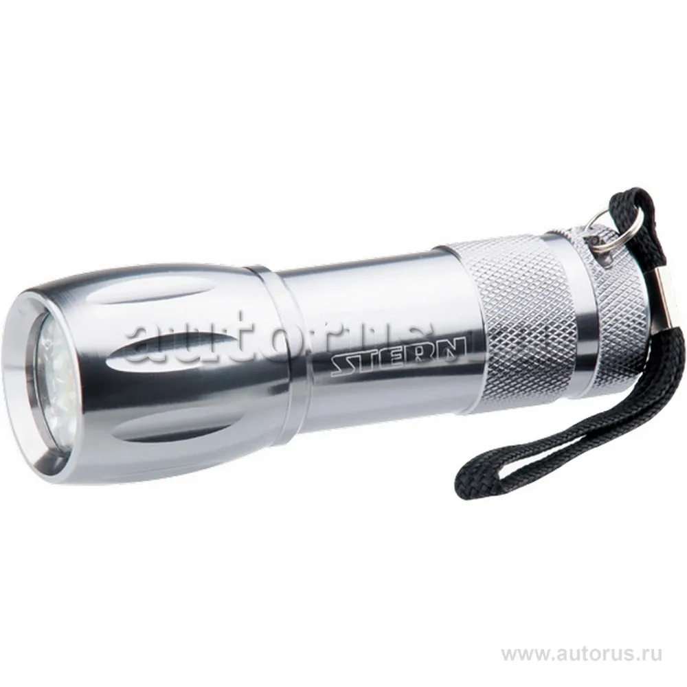 Фонарик светодиодный, алюминиевый корпус, влагозащищенный, 9 Led, 3xААА Stern 90502 STERN 90502
