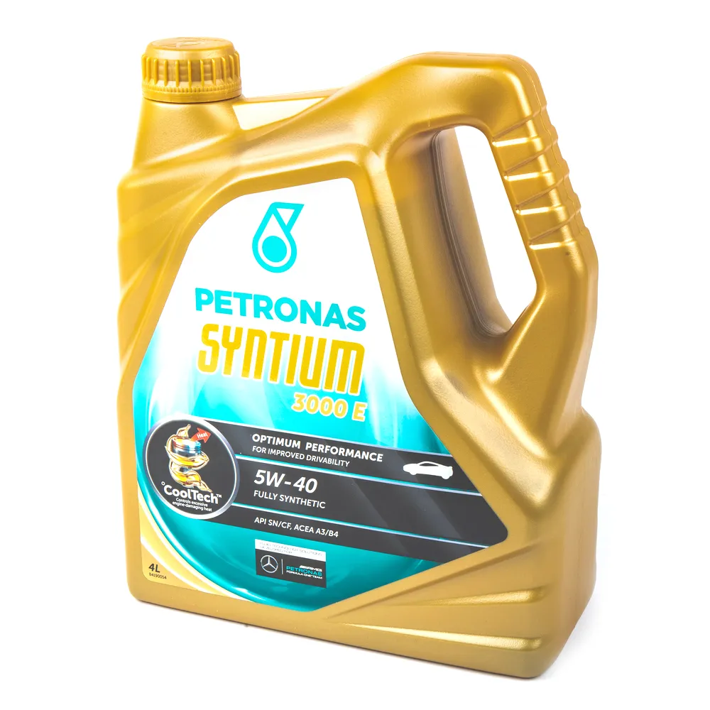 Масло моторное PETRONAS Syntium 3000 E 5W-40 синтетическое 4 л 18054019