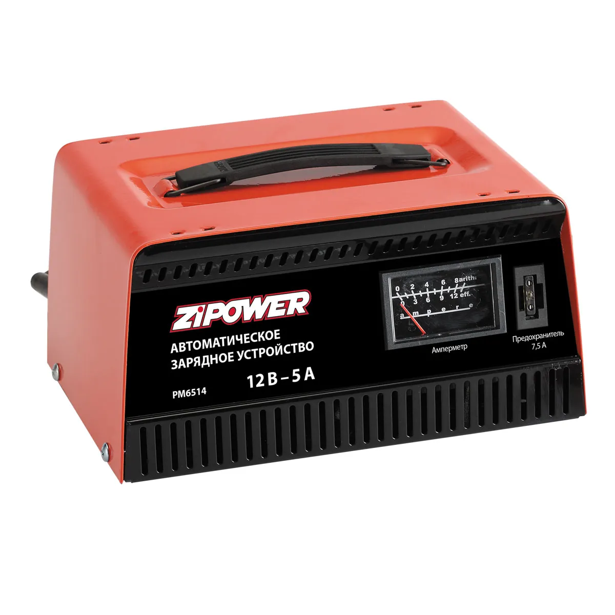 Зарядное устройство с функцией автоматического отключения, 6/12 В, 5 А ZIPOWER PM6514