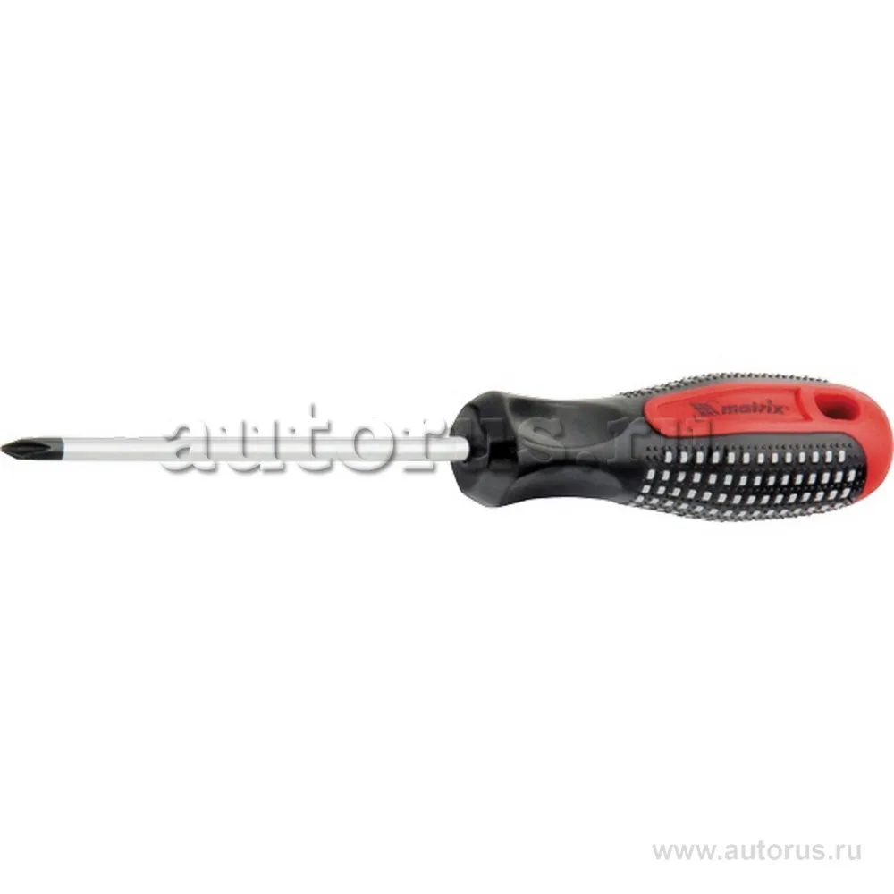 Отвертка Fusion, Ph1x38 мм, CrV, 3-х компонентная рукоятка anti slip MATRIX 11429