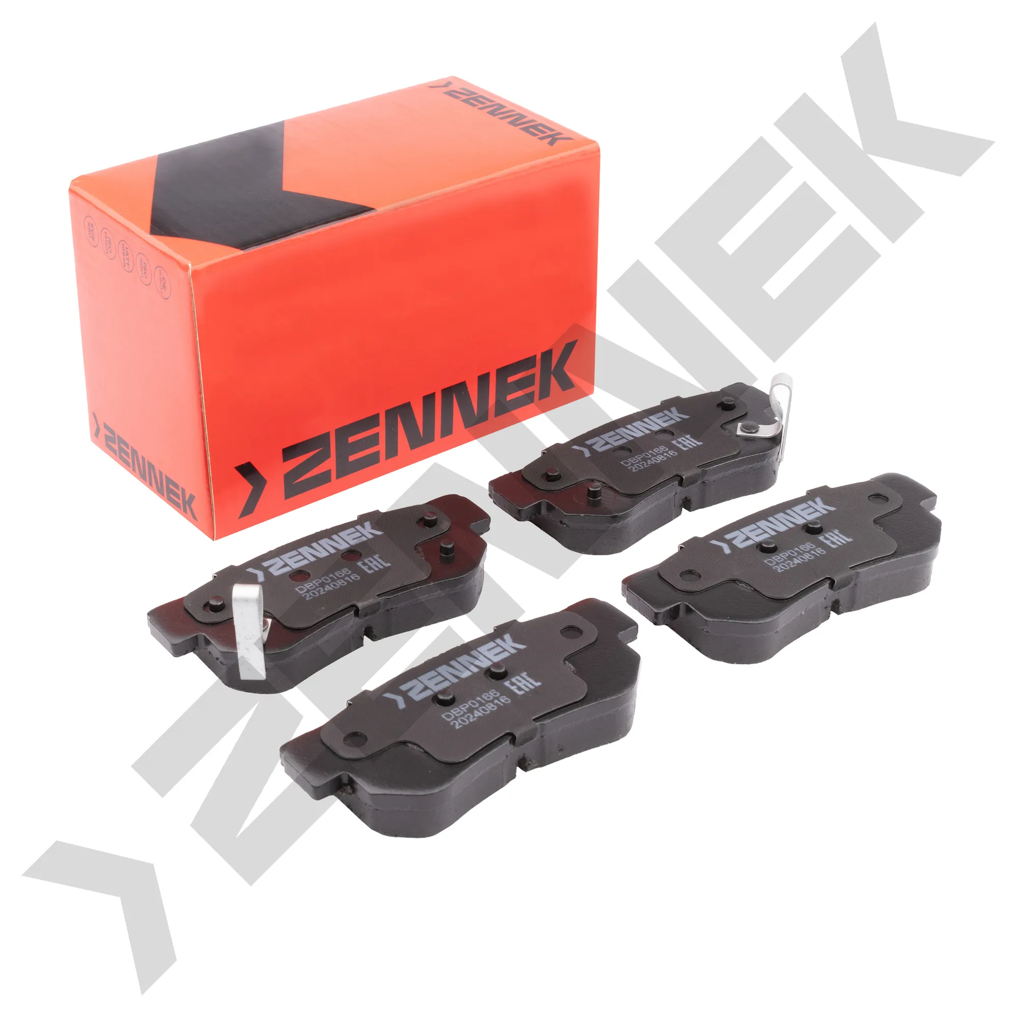 Колодки тормозные дисковые задние HYUNDAI ELANTRA 00-, GETZ 01-11 ZENNEK DBP0166
