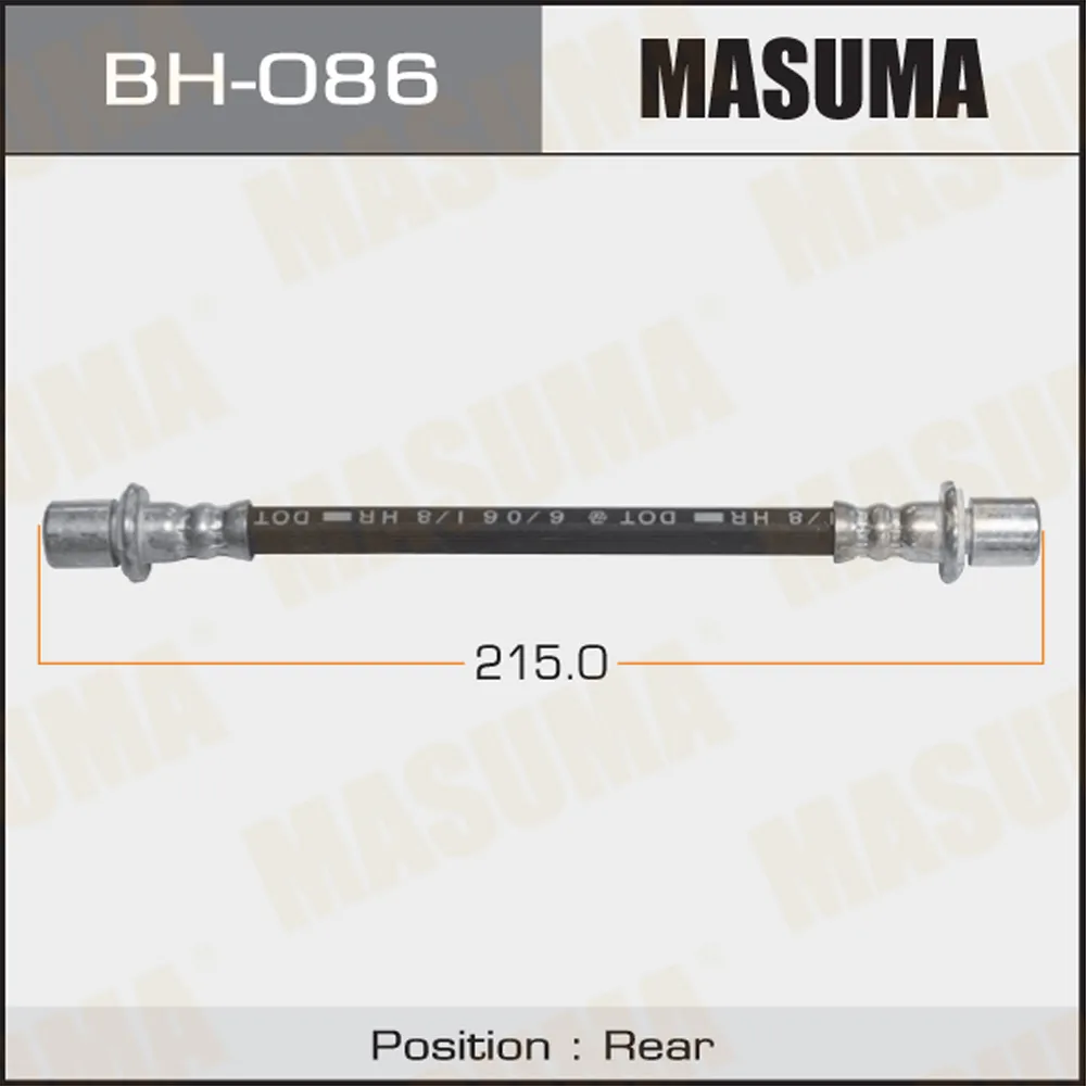 Шланг тормозной задний TOYOTA CROWN MASUMA BH-086