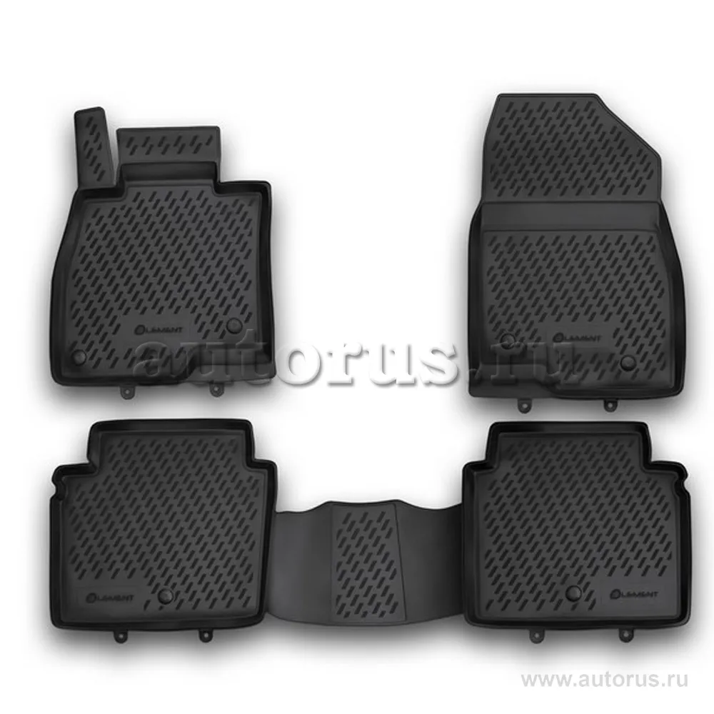 Коврики в салон MAZDA 6, 2012-2015, 2015->, сед. 4 шт. (полиуретан) Element CARMZD00025h